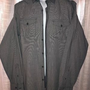 Sean John Tailored Fit Long Sleeve Shirt